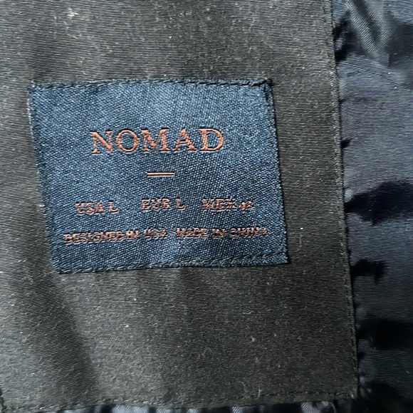 Nomad quilted navy and black xip up jacket size L - Picture 4 of 5
